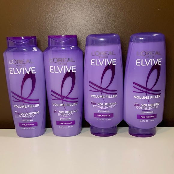L'Oreal Other - L'Oreal Paris Elvive Volume Filler Shampoo + Conditioner, 4 pack, 12.6 oz- NEW